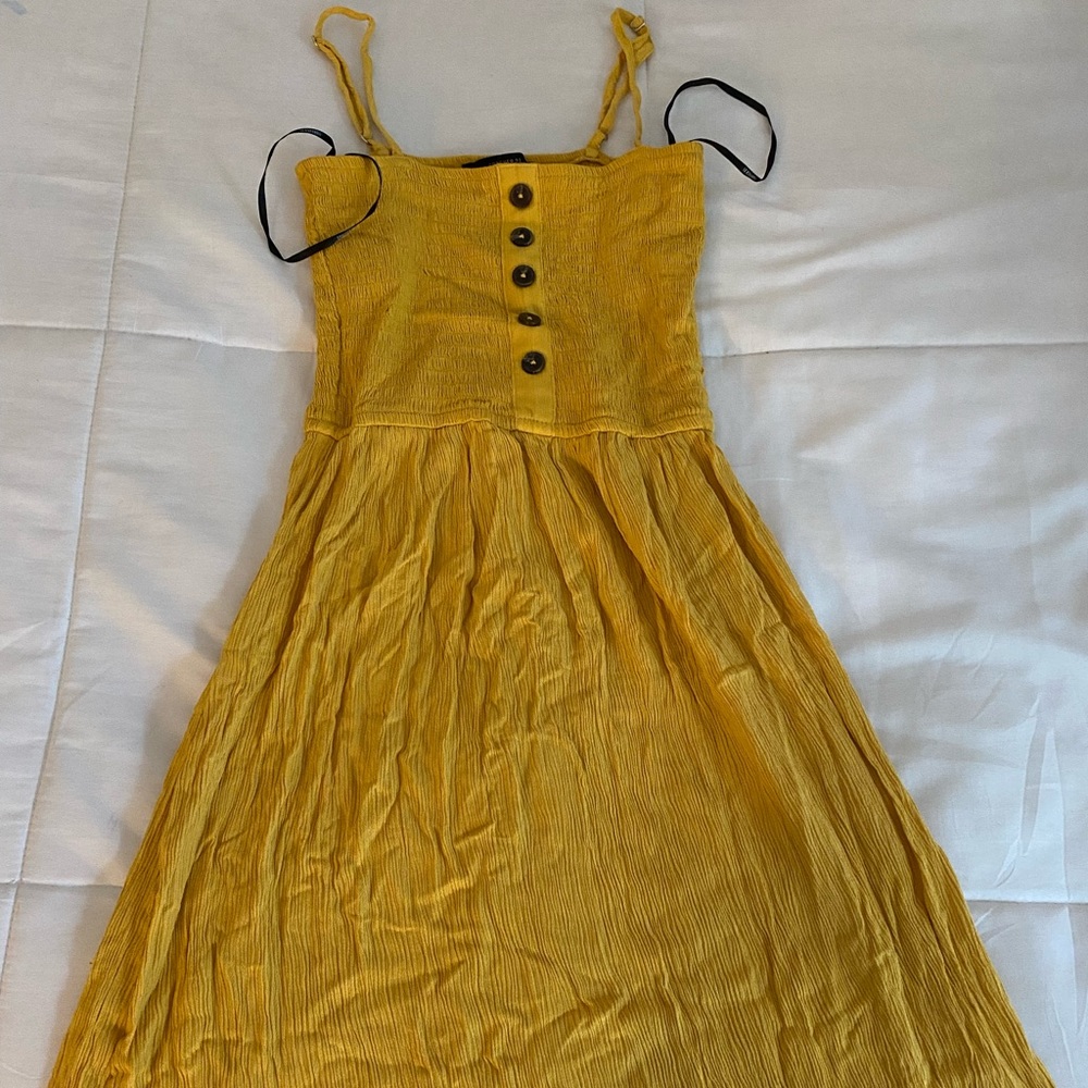 FOREVER 21 YELLOW DRESS